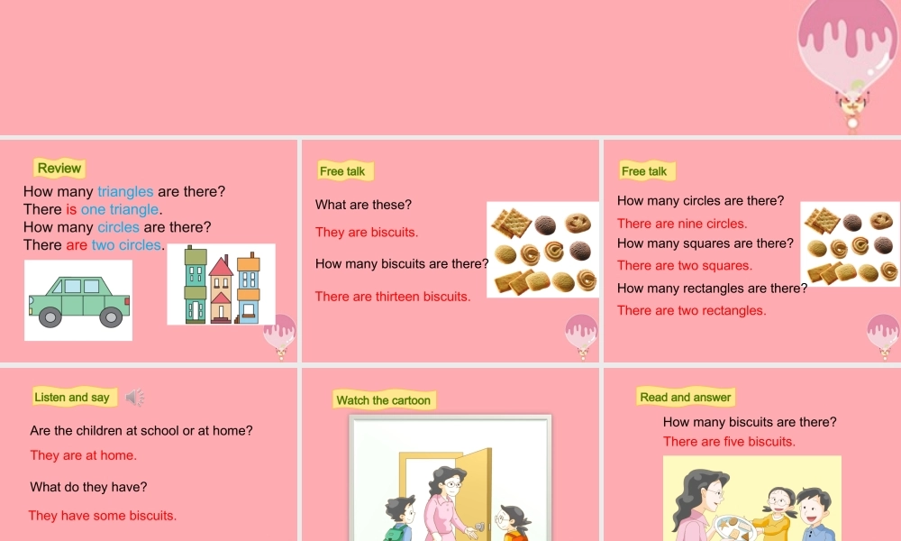 四年级英语上册 Unit 11 Shapes（第3课时）课件 牛津上海版-牛津上海版小学四年级上册英语课件