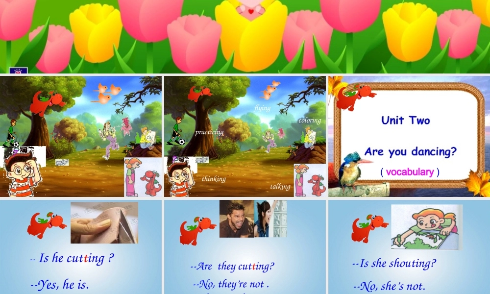 四年级英语下册 Unit 2(2)课件 广东版开心