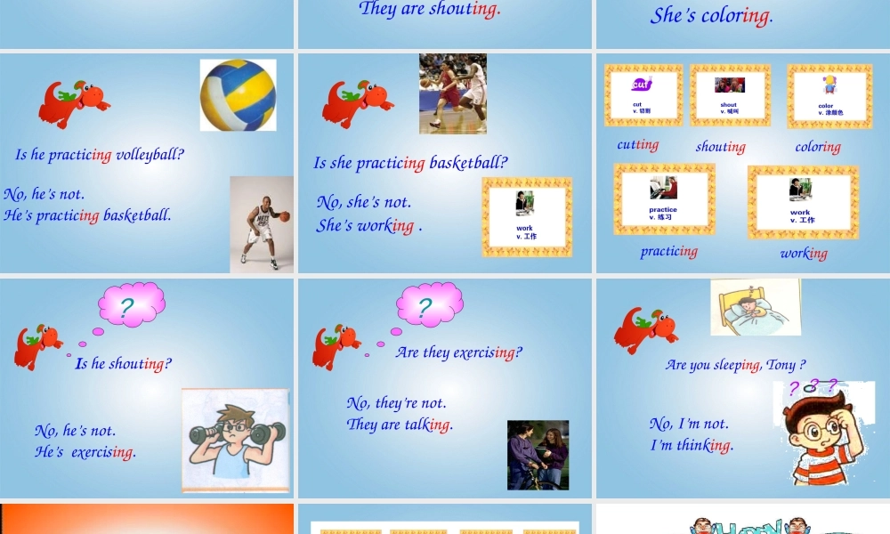 四年级英语下册 Unit 2(2)课件 广东版开心