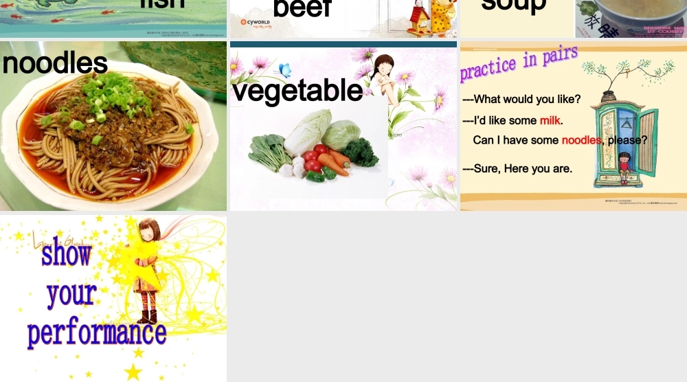 四年级英语上册 Unit 5(38)课件 新人教版PEP