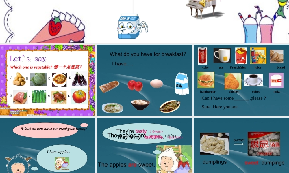 四年级英语上册 Unit 5(39)课件 新人教版PEP