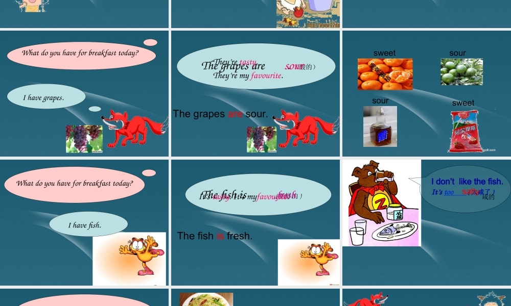 四年级英语上册 Unit 5(39)课件 新人教版PEP