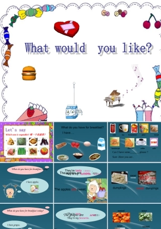 四年级英语上册 Unit 5(39)课件 新人教版PEP