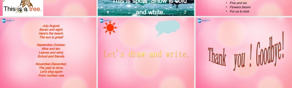 四年级英语下册 Unit 2《Lesson12 Rain and sun》课件 冀教版（三起）-冀教版小学四年级下册英语课件