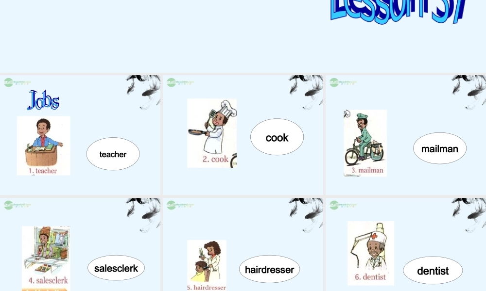 四年级英语上册 Unit 7 lesson 37课件 人教新起点