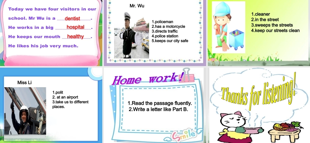 四年级英语上册 Unit 7 lesson 40(1)课件 人教新起点