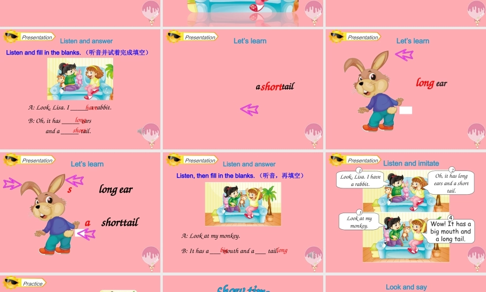 四年级英语上册 Unit 6 I’m tall（Lesson 32）教学课件 人教精通版-人教版小学四年级上册英语课件