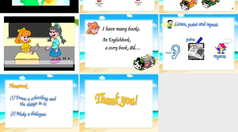 四年级英语上册 talk(ok)课件 人教版PEP