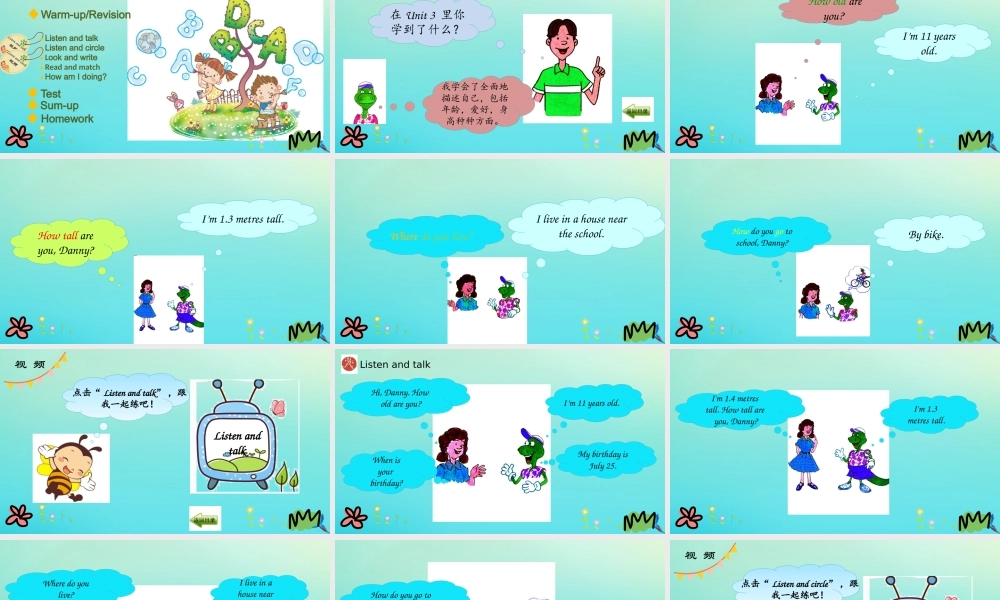 四年级英语下册 Unit 3 All about me Again，Please课件 冀教版（三起）-冀教版小学四年级下册英语课件