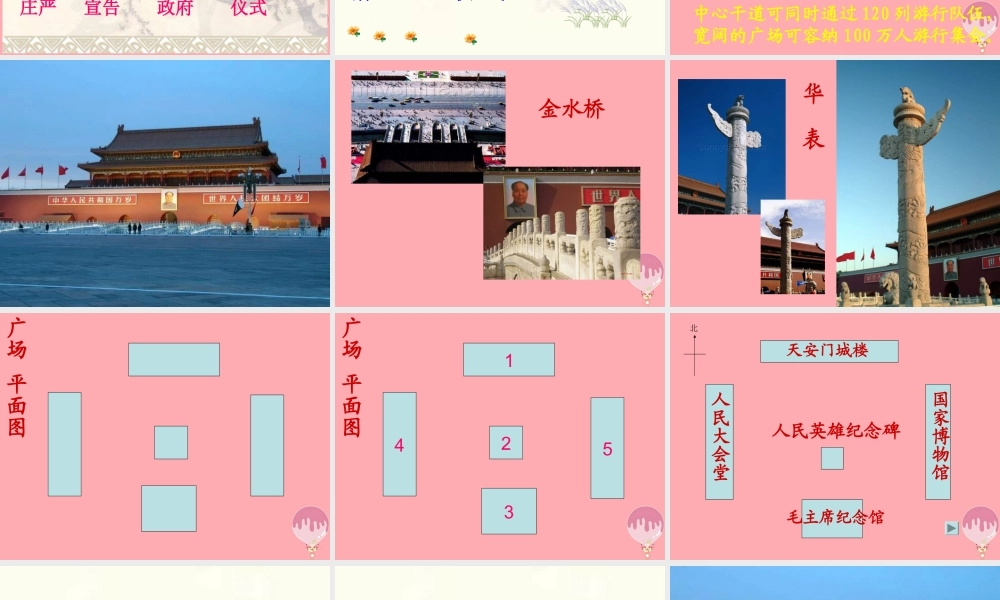 四年级语文上册 第5课 天安门广场课件 苏教版-苏教版小学四年级上册语文课件