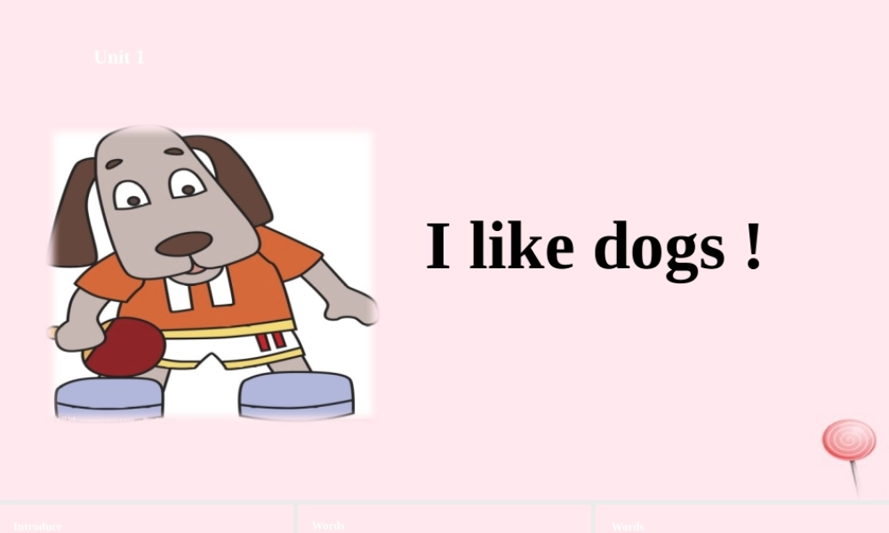 四年级英语上册 Unit 1 I like dogs课件1 （新版）牛津版-（新版）牛津版小学四年级上册英语课件