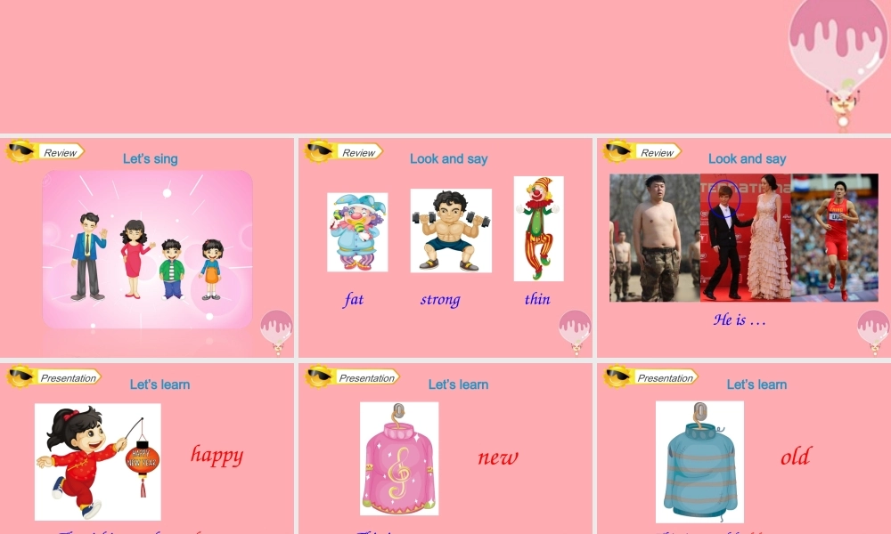 四年级英语上册 Unit 6 I’m tall（Lesson 35）教学课件 人教精通版-人教版小学四年级上册英语课件