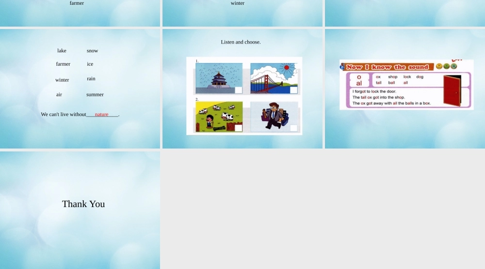 四年级英语上册 Unit 7 What is nature Lesson 26课件 北京课改版-北京课改版小学四年级上册英语课件