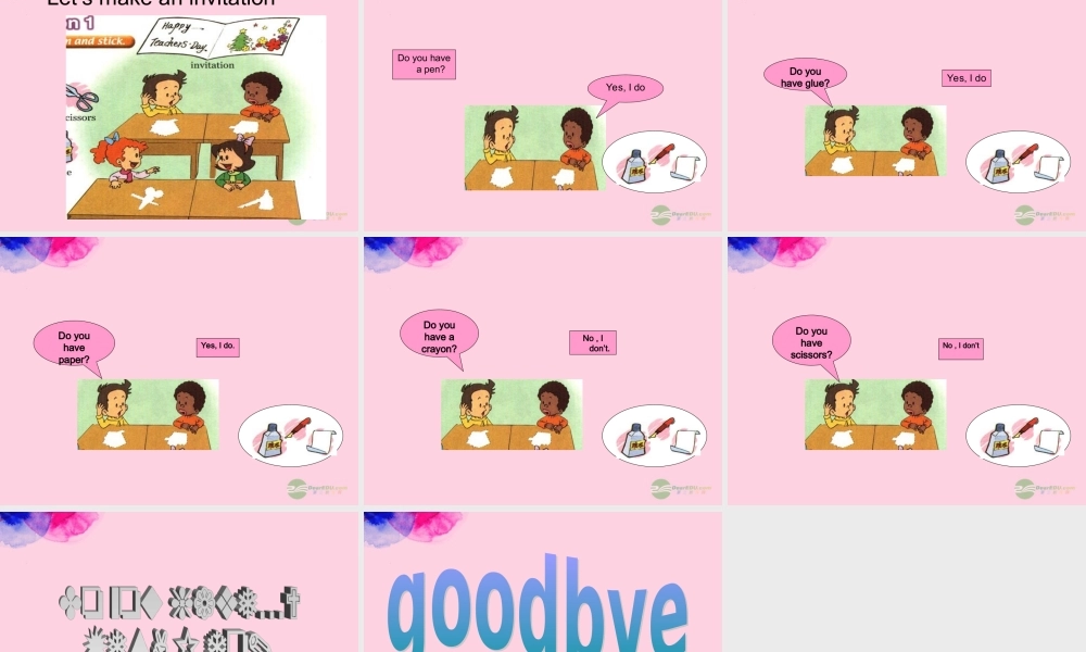 四年级英语上册 Unit 1 lesson 1课件 人教新起点