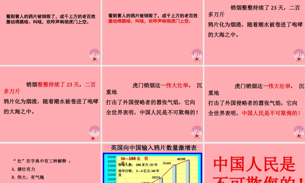 四年级语文上册 第7课 虎门销烟课件 苏教版-苏教版小学四年级上册语文课件