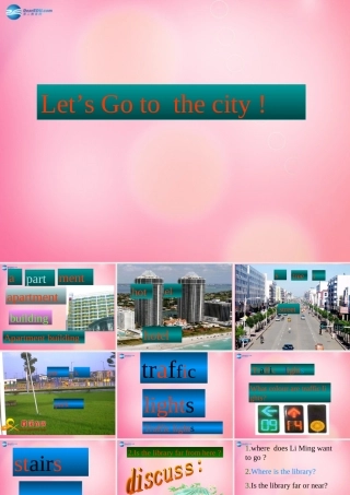 四年级英语上册 Unit 1 Let's Go lessson5 Let’s go to the city课件 冀教版（三起）-冀教版小学四年级上册英语课件