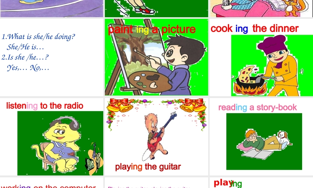 四年级英语下册 Module 2 Unit 4(1)课件 广州版