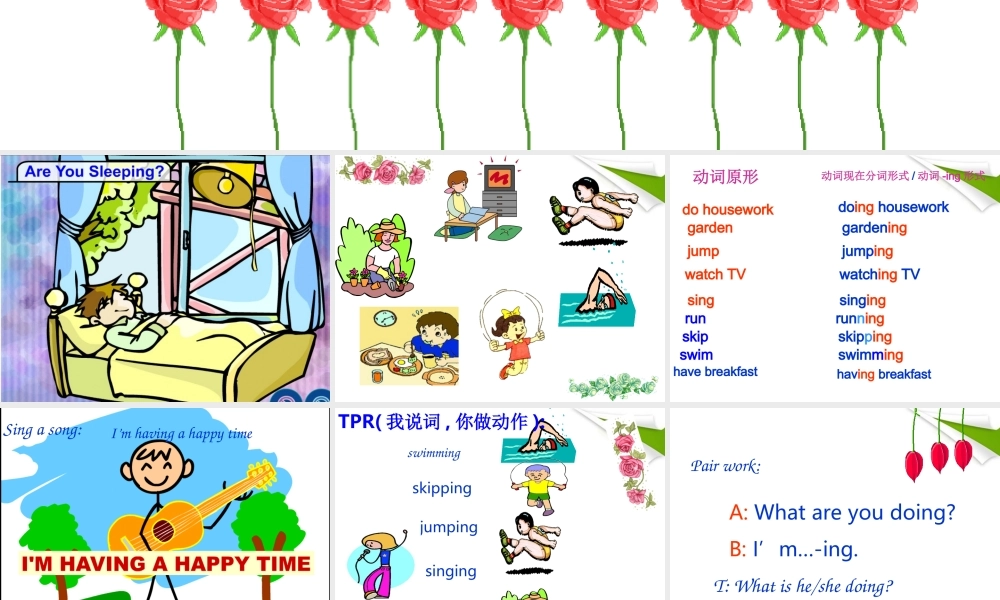 四年级英语下册 Module 2 Unit 4(2)课件 广州版