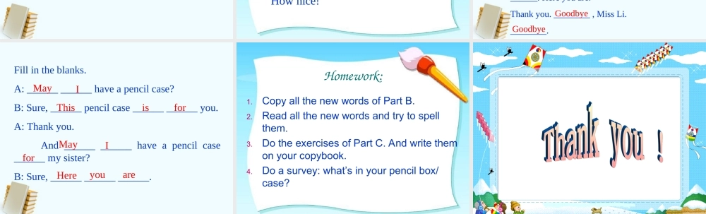 四年级英语上册 Unit 1 May I have...课件 苏教牛津版