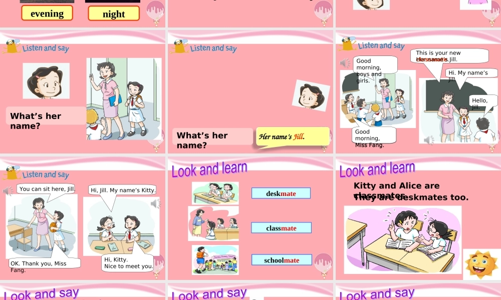 四年级英语上册 Unit 1 Meeting new people（Period 1）课件 牛津上海版-牛津上海版小学四年级上册英语课件