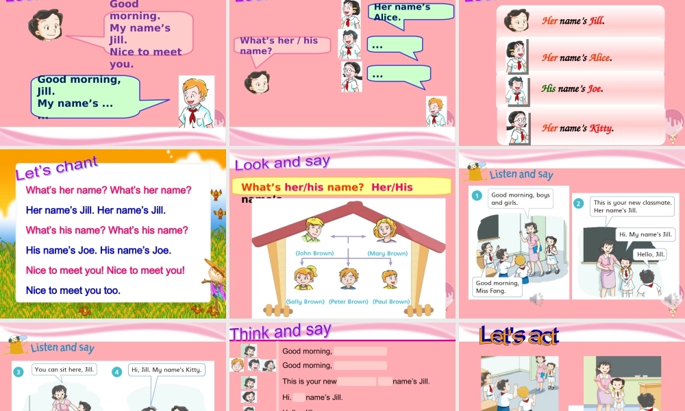 四年级英语上册 Unit 1 Meeting new people（Period 1）课件 牛津上海版-牛津上海版小学四年级上册英语课件