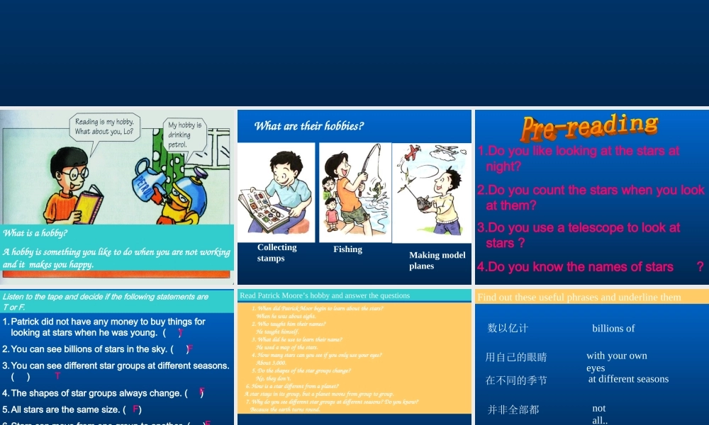 四年级英语下册 Module 2 Unit 4(4)课件 广州版