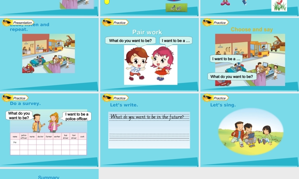 四年级英语上册 Unit 6 Jobs（Lesson 2）课件 人教新起点-人教新起点小学四年级上册英语课件