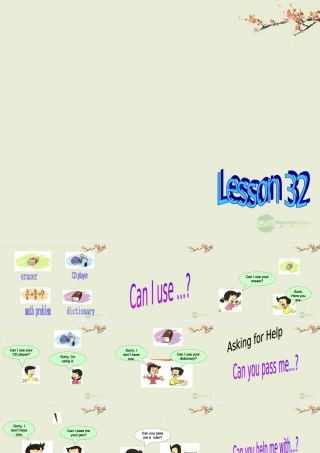四年级英语上册 Unit 6 lesson 32课件 人教新起点