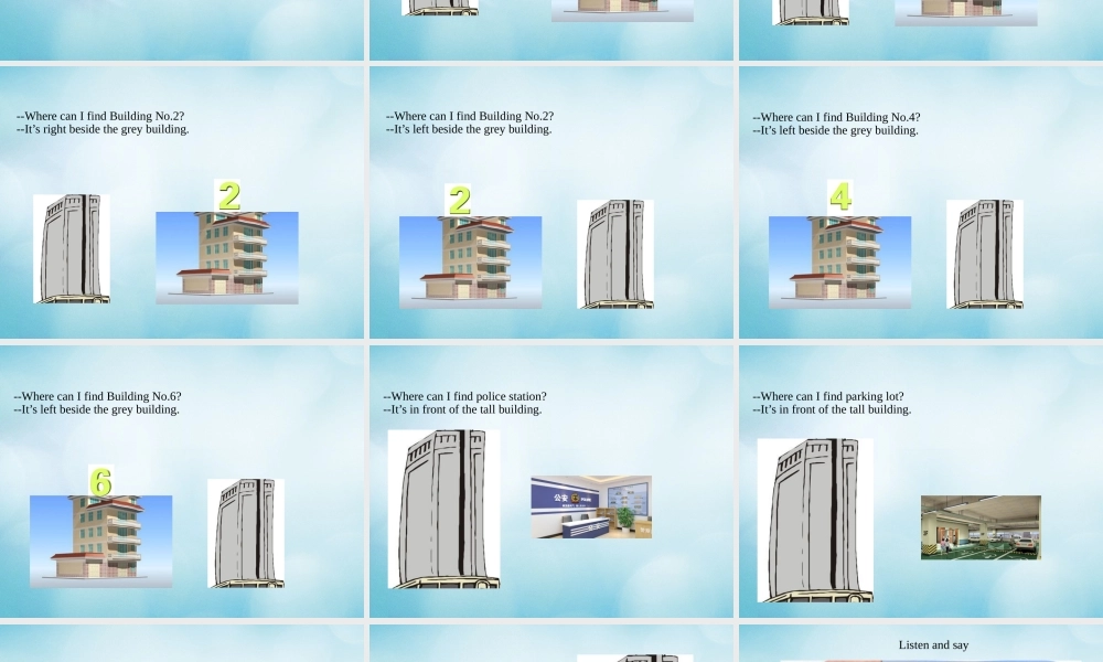 四年级英语下册 Unit 3 Can you tell me the way Lesson 10课件 北京课改版-北京课改版小学四年级下册英语课件