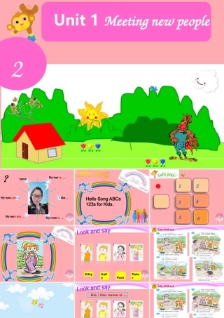 四年级英语上册 Unit 1 Meeting new people（第2课时）课件 牛津上海版-牛津上海版小学四年级上册英语课件