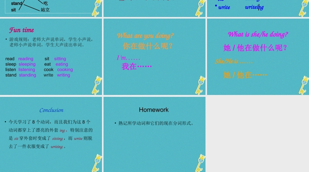 四年级英语下册 Unit 3 Is It Snowing parta课件 陕旅版-陕旅版小学四年级下册英语课件