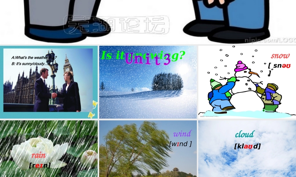 四年级英语下册 Unit 3 Is It Snowing pa课件1 陕旅版-陕旅版小学四年级下册英语课件