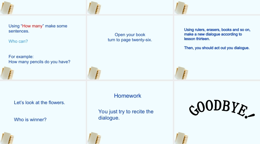 四年级英语下册 Unit 3 Lesson 13(4)课件 人教新版