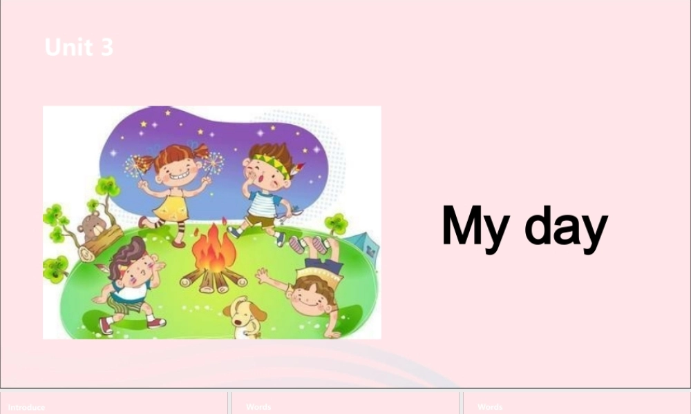 四年级英语下册 Unit 3 My day（第1课时）课件 牛津版-牛津版小学四年级下册英语课件