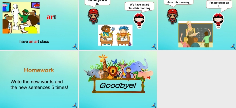 四年级英语下册 Unit 3 School Subjects Day Part A课件1 闽教版（三起）-闽教版小学四年级下册英语课件