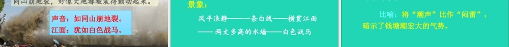 四年级语文上册 第一单元 1 观潮课件