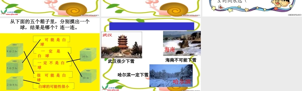 四年级自然与科学下册 可能性课件 教科版