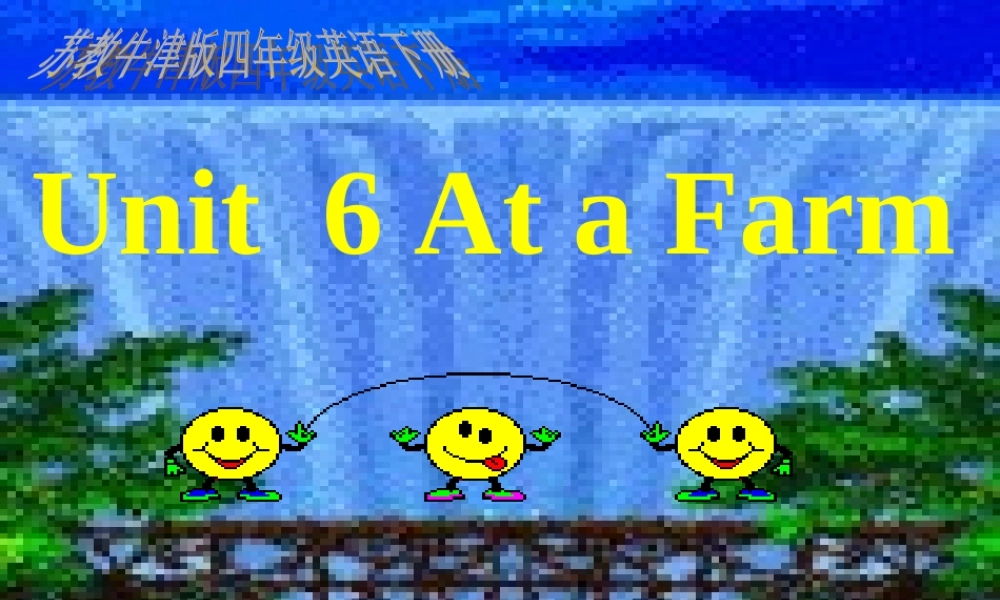 四年级英语下册 Unit 6(3)课件 人教PEP