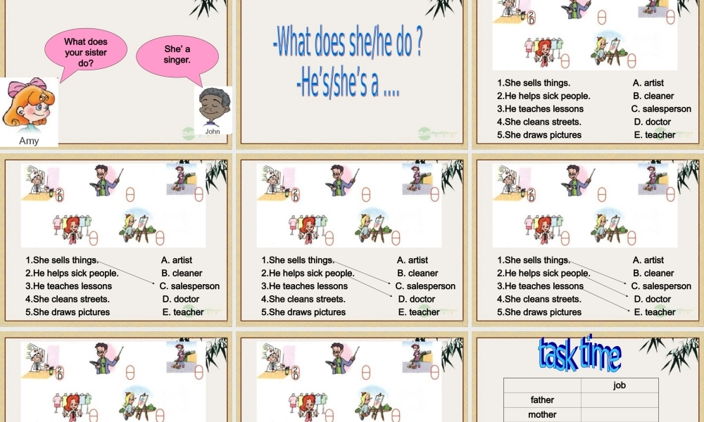 四年级英语上册 Unit 8课件 人教新起点