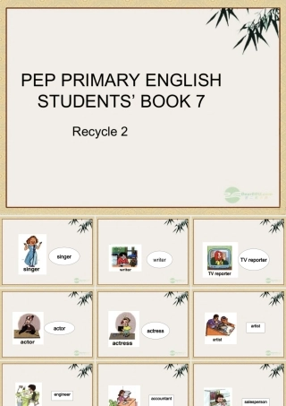 四年级英语上册 Unit 8课件 人教新起点