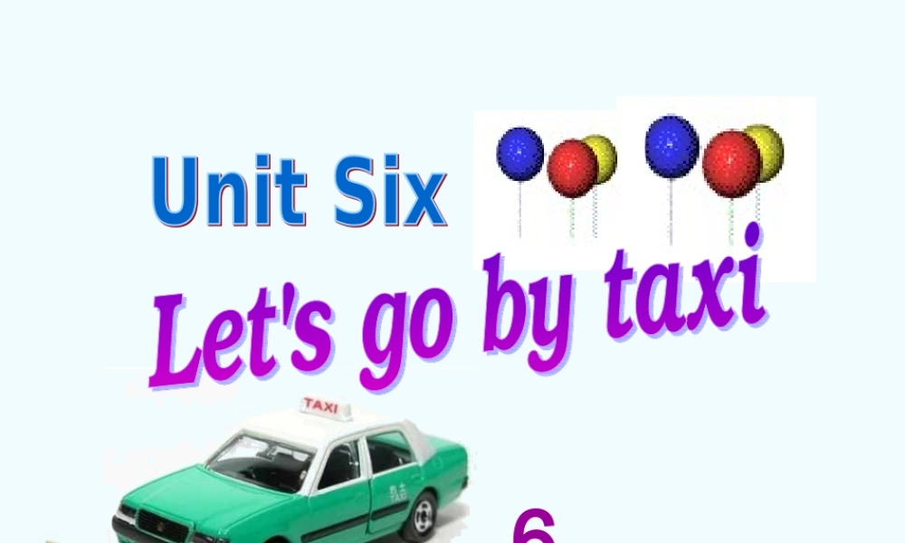 四年级英语下册 Unit 6(6)课件 苏教牛津版