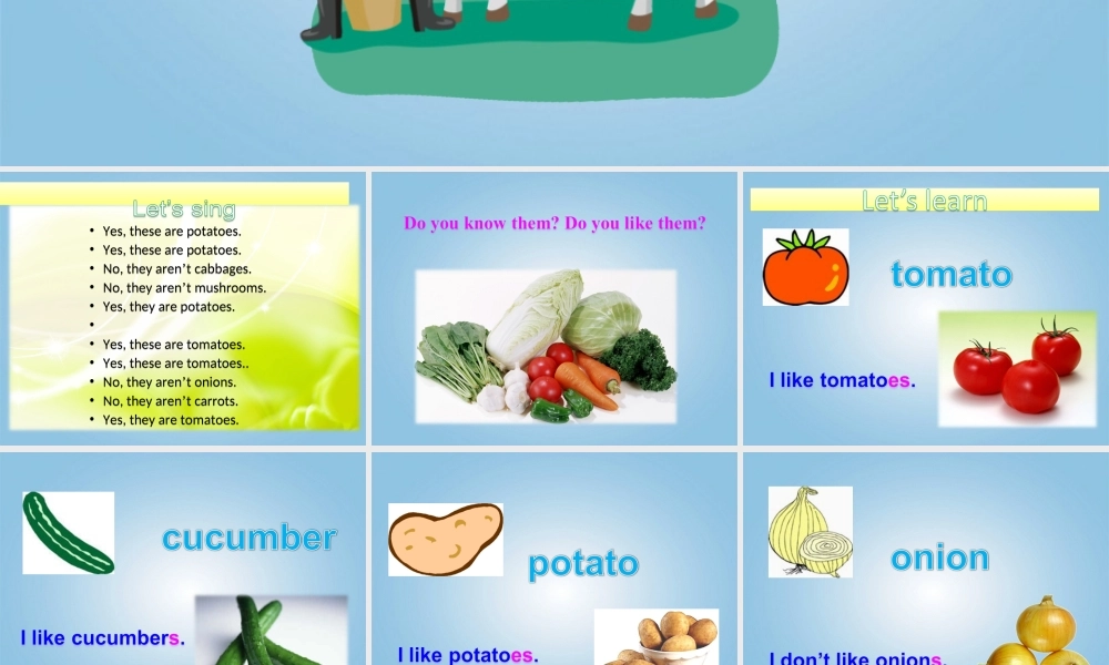 四年级英语下册 Unit 6(9)课件 人教PEP