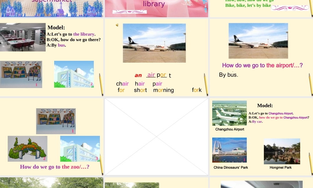 四年级英语下册 Unit 6(9)课件 苏教牛津版