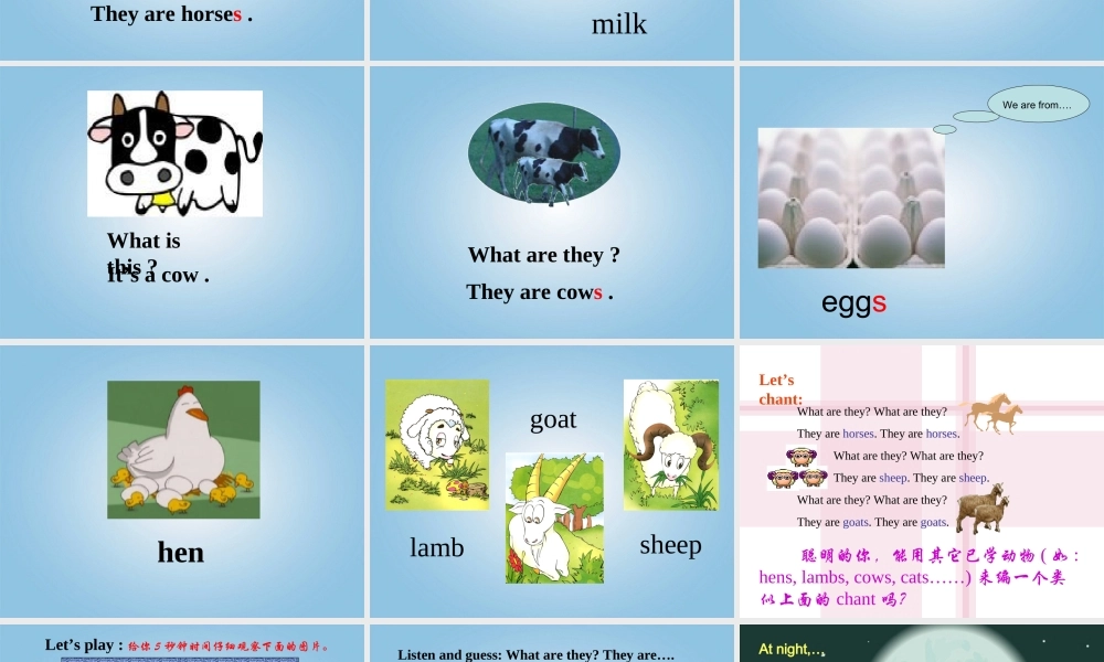 四年级英语下册 Unit 6(18) Part A课件 人教PEP