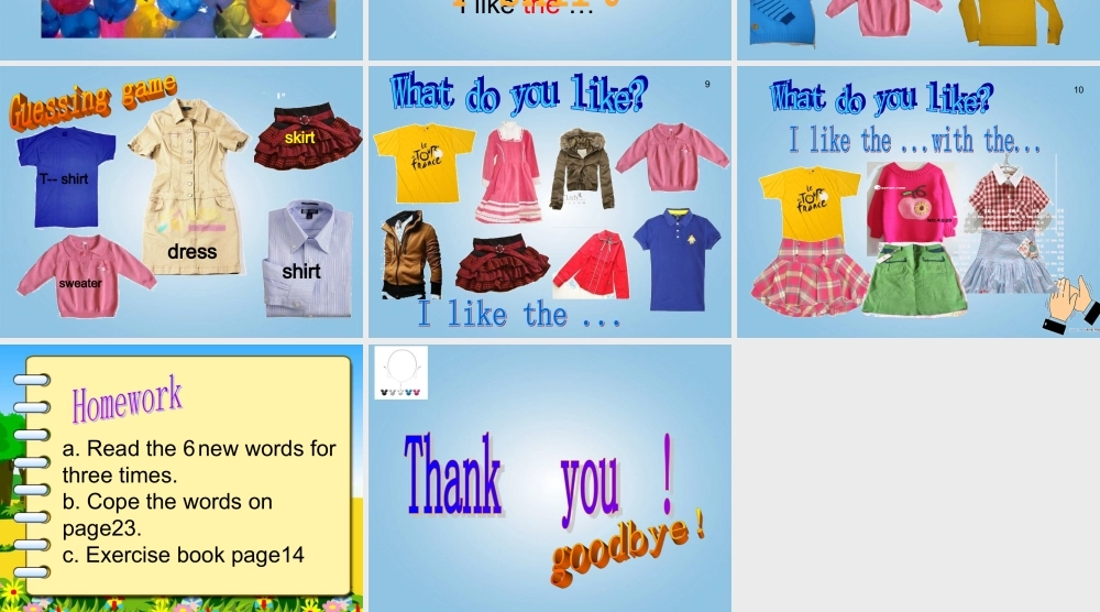 四年级英语下册 Unit 3(6)课件 人教PEP