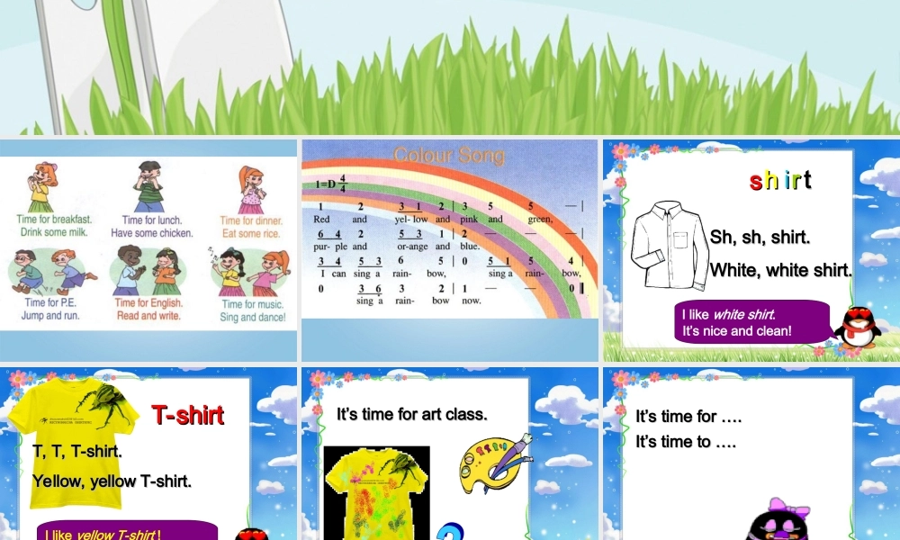 四年级英语下册 Unit 3(18)课件 人教PEP