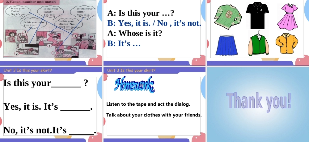 四年级英语下册 Unit 3(19)课件 人教PEP