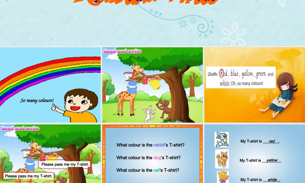 四年级英语下册 Unit 3(20)课件 人教PEP