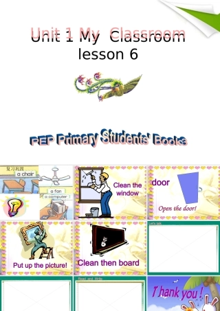 四年级英语上册 unit1 Lesson6课件 人教版PEP
