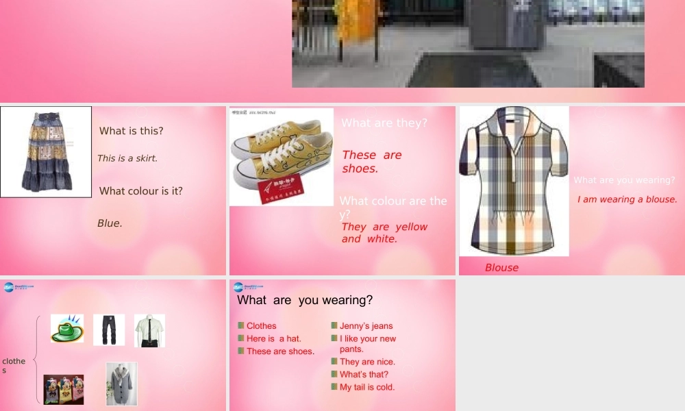 四年级英语下册 Unit 3Lesson19 What Are You Wearing课件 冀教版（三起）-冀教版小学四年级下册英语课件